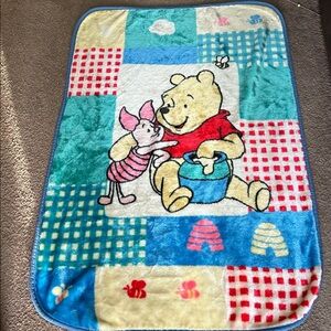 Vintage 2000’s Winnie the Pooh and Piglet Blanket